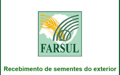 Farsul reforça orientações em relação ao recebimento de sementes do exterior